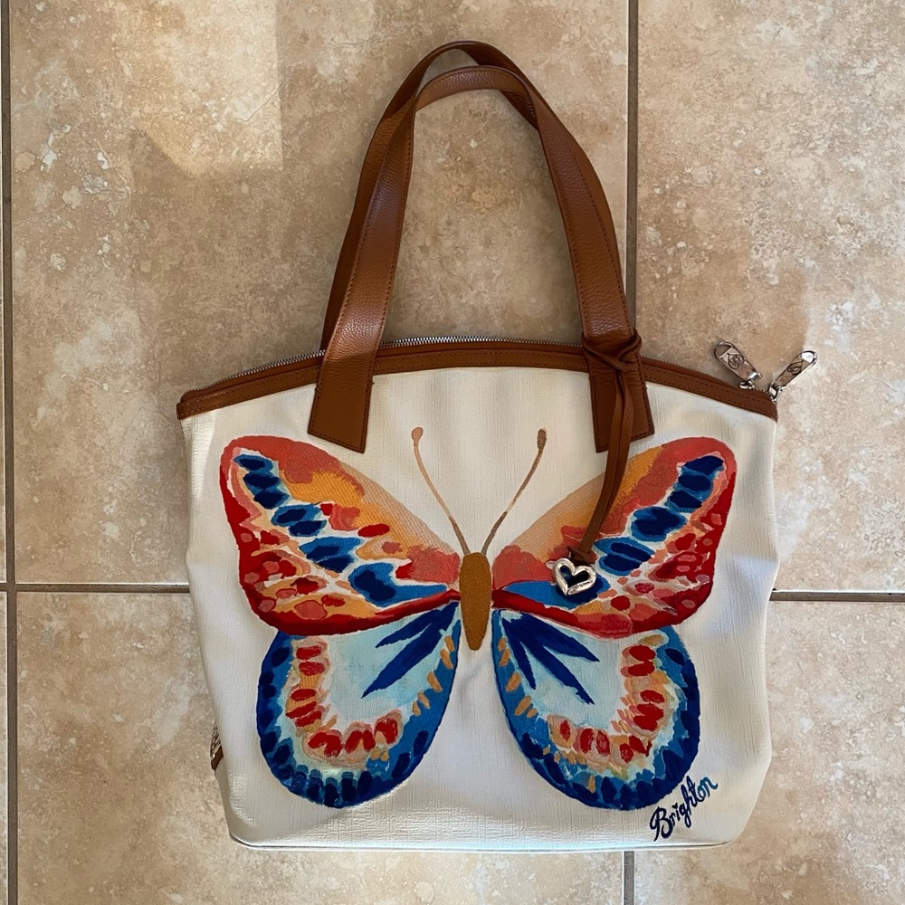 Brighton Butterfly Shoulder Handbag Tote